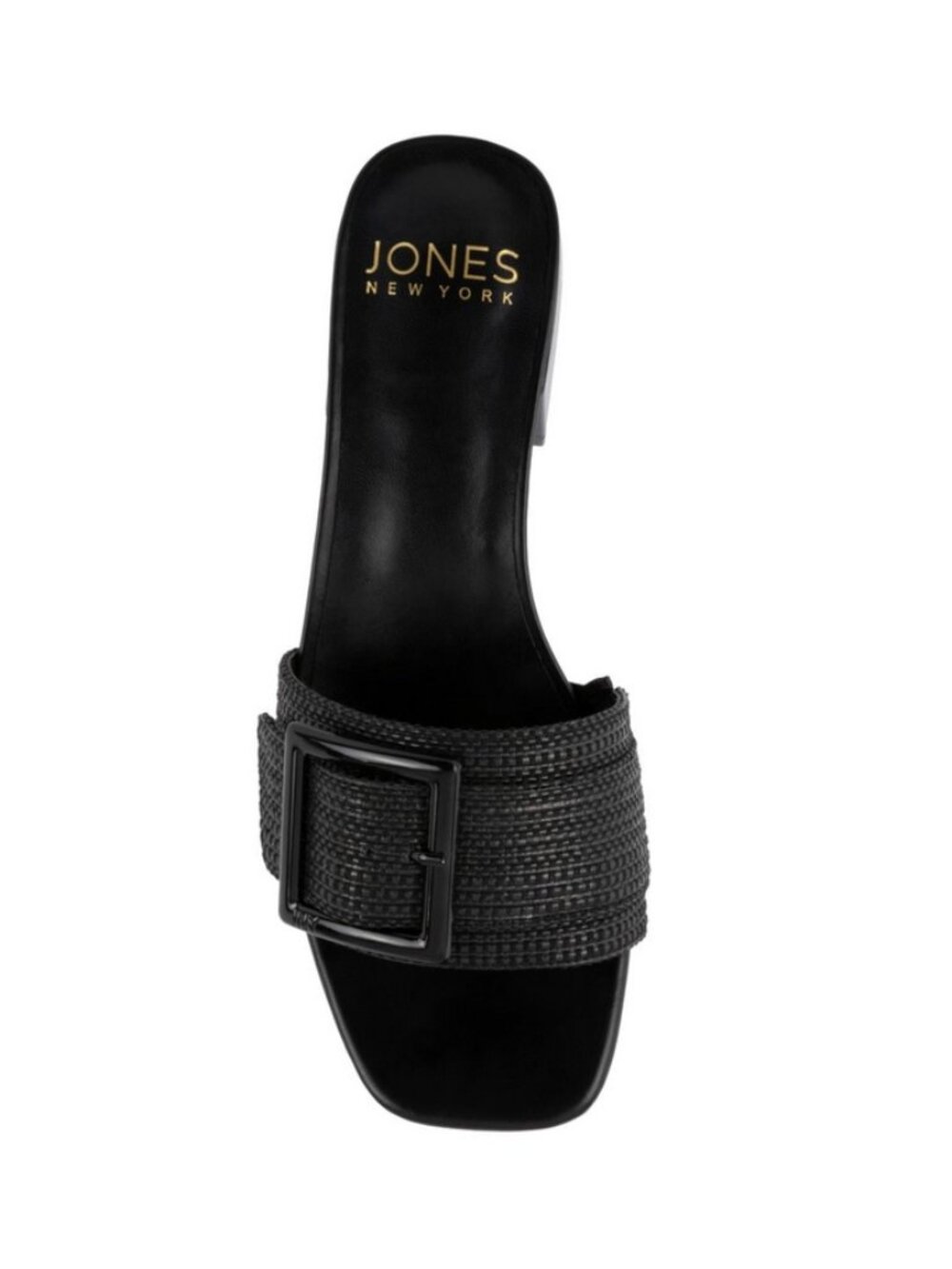 Jones New York Sz. 8.5 Black Undera Block Heel Dress Sandals